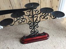 Metal wood candle for sale  HALIFAX