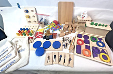 Brinquedos de aprendizagem Monti Kids vários kits mistos desenvolvimento - VEJA FOTOS comprar usado  Enviando para Brazil