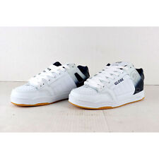 Sapatos de skate Blemished Globe inclinação branco/azul pontilhado tamanho 10, usado comprar usado  Enviando para Brazil