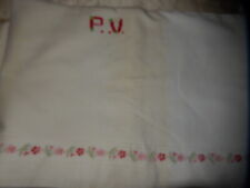 Ancien drap monogramme d'occasion  Hyères