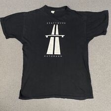 KRAFTWERK T Shirt Mens XL Extra Large Black Vintage 1991 UK Tour Short Sleeve, used for sale  Shipping to South Africa