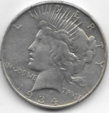 Peace dollar 1934 for sale  Shipping to Ireland