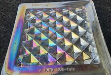 Vintage 3 D Irridized Carnival Window/paver Glass Block Made By L.E.Smith 1988 for sale  Shipping to South Africa