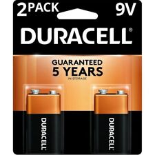 Pacote com 2 baterias alcalinas Duracell 9V 9 volts datadas de março de 2027 comprar usado  Enviando para Brazil