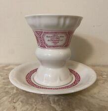Rudesheimer  Kaffee Asbach Collection Footed Irish Coffee Cup Saucer Bone China for sale  Shipping to South Africa