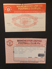 210 ticket stub for sale  MANCHESTER