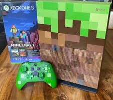 Microsoft Xbox One S Minecraft Bundle 1TB Spielekonsole - Grün & Braun, usado comprar usado  Enviando para Brazil