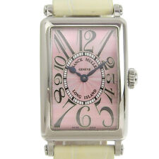 FRANCK MULLER 902QZ Long Island relógios prata/branco rosa mostrador aço inoxidável St... comprar usado  Enviando para Brazil
