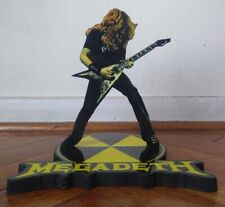 Usado, Figura DAVE MUSTAINE 8" EXHIBICIÓN STANDEE estatua recorte muñeca Megadeth juguete de pie segunda mano  Argentina 