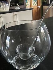 Large glass punch for sale  WAKEFIELD