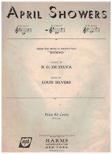 Duchas de abril ~ del musical BOMBO ~ De Sylva & Silvers ~ Partitura de 1921 segunda mano  Embacar hacia Argentina