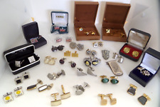 Vintage Cufflinks Men's Accessories Money Clips 27 Pairs for sale  Shipping to South Africa