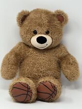 Build A Bear 18" Muscled Brown Teddy Bear W/Textured Basketball Feet & Ears-EUC! for sale  Shipping to South Africa