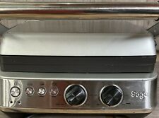 Sage BBQ/Press Grill Removable Plates Brushed Steel SGR700BSS Used for sale  Shipping to South Africa