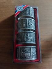 Norway pewter napkin for sale  KING'S LYNN
