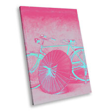 Rosa azul bicicleta retrato abstrato tela emoldurada arte grande imagem comprar usado  Enviando para Brazil