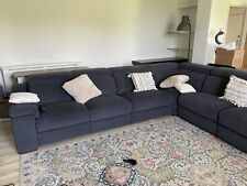 suede corner sofa for sale  GRIMSBY