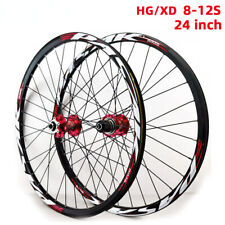 Conjunto de rodas de liga leve para mountain bike BMX 24 polegadas 8-12 velocidades 32H rodas de freio a disco MTB comprar usado  Enviando para Brazil