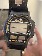 Vintage Timex Ironman Relógio de Triatlo Masculino Preto 8 Voltas Indiglo comprar usado  Enviando para Brazil