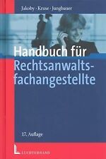 Handbuch rechtsanwaltsfachange gebraucht kaufen  Berlin