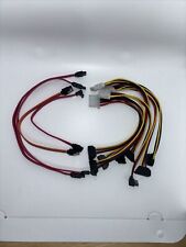 Used, 4Pin IDE Molex 2 x Serial SATA HDD Power Adapter Cable PC NVR DVR Lot X 4 for sale  Shipping to South Africa