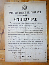 1859 notificazione lombardo usato  Imola