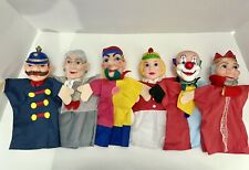 Lote de 6 marionetas de mano vintage Mr. Rogers Neighborhood King Friday Punch & Judy segunda mano  Embacar hacia Mexico