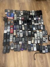 Lote de trabajo de paquete de teléfonos celulares móviles antiguos de colección de 100 PLUS NOKIA generalmente sin probar segunda mano  Embacar hacia Mexico