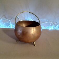 Mini Copper Cauldron Pot Vintage for sale  Shipping to South Africa
