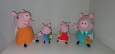 Peppa Plush Family 4 Pack Set Peppa Pig Soft Toy Play Set for sale  HAVERHILL