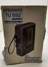 Reproductor/grabador de cintas de casete portátil Spearsonic de colección Japón Walkman TU-592 segunda mano  Embacar hacia Argentina