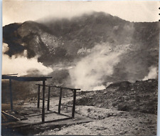 Indonésie, Java, Bandung, le Volcan de Papandayan, Vintage print, ca.1900 Tirage segunda mano  Embacar hacia Argentina