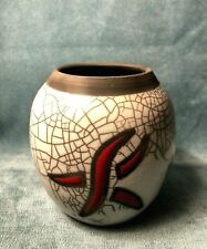 White raku pot for sale  Greenville