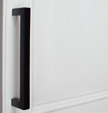 GlideRite 5 pol. Puxadores de barra de gaveta de armário finos quadrados sólidos preto fosco (pacote com 10), usado comprar usado  Enviando para Brazil