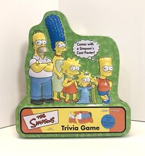 Simpsons Trivia Game In Collectors pôster elenco de lata 2000 - Completo comprar usado  Enviando para Brazil