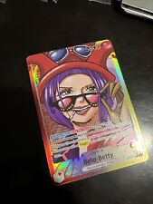 PERFEITO ESTADO One Piece TCG Belo Betty OP05-002 Leader Alternate Art Alt comprar usado  Enviando para Brazil