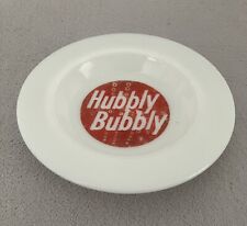Hubbly Bubbly - White Glass Bar Top Dish Bowl / Ashtray, used for sale  Shipping to South Africa