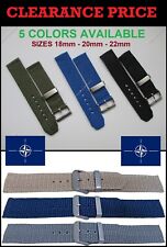 Pulseira de relógio de lona militar de náilon tecido tático resistente de alta qualidade 18-22 mm comprar usado  Enviando para Brazil