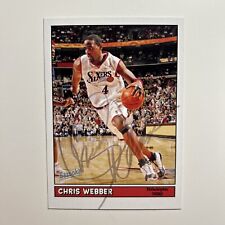 Autografado 2005 Bazooka #40 Chris Webber Auto Philadelphia 76ers Sem Certificado de Autenticidade comprar usado  Enviando para Brazil