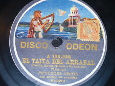 ESPANHOL 78 rpm GRAVADOR Odeon MERCEDES SEROS Couplet PICTURE LABEL Raro comprar usado  Enviando para Brazil