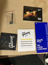 Gibson garantia em branco e lista de verificação manual bolsa de pano estojo doces comprar usado  Enviando para Brazil