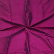 Tecido artesanal vintage roxo 100% seda pura remanescente de sari 5YD sucata de seda comprar usado  Enviando para Brazil