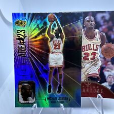 1999 Upper Deck Michael Jordan Ionix Area 23 & 1997 Upper Deck Air Time. BULLS  for sale  Shipping to South Africa
