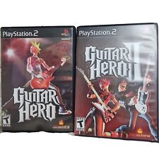 PS2 Playstation 2 Guitar Hero 1 And Guitar Hero 2 Game Bundle  for sale  Shipping to South Africa