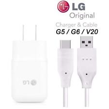 Usado, Carregador de parede rápido LG genuíno + cabo USB-C LG G6/V20/V30/V40/G7 18W carregamento rápido comprar usado  Enviando para Brazil