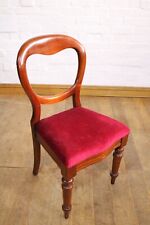 Antique Victorian balloon bolt back dining / bedroom / hall chair for sale  Shipping to South Africa