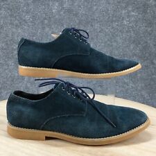 Zapatos J75 para hombre 11 Boris punta de gorra Oxford informales de cuero azul con cordones torso bajo segunda mano  Embacar hacia Argentina