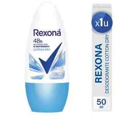 Rexona - Desodorante Algodón Seco Roll-on 50 Cc x 6 Unidades segunda mano  Argentina 
