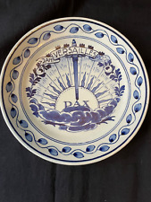 Placa de parede azul Porceleyne Fles 1920 Versalhes janeiro 1920 7" Royal Delft WW-1 comprar usado  Enviando para Brazil