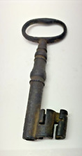 "Oro oxidado" antigua llave de hierro muy antigua ranura en forma de S 4,75"" segunda mano  Embacar hacia Mexico